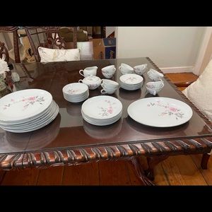 1960’s Fine China by Castlecourt Fine China in Rose Glow